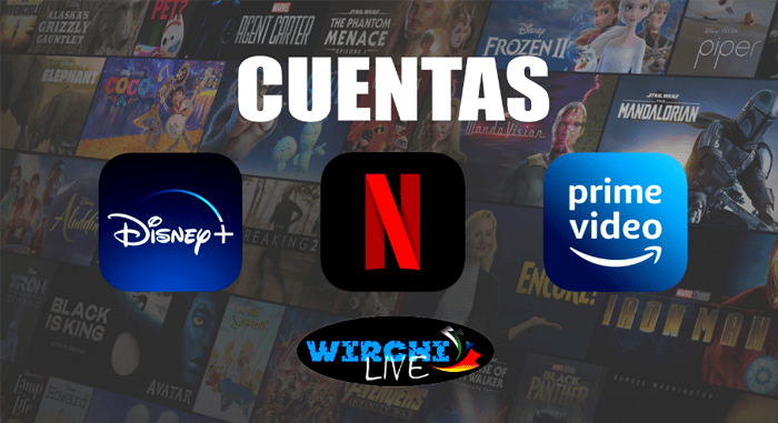 Cuentas Netflix, Amazon y Disney image